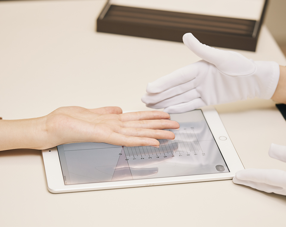 專屬「個人手型分析 <sup>®</sup>」