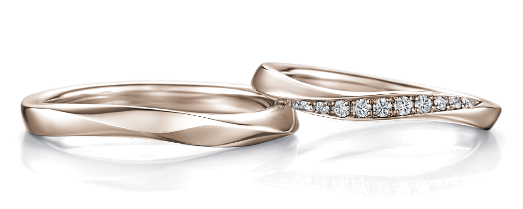 結婚對戒 ALCESTE 淺棕金對戒
