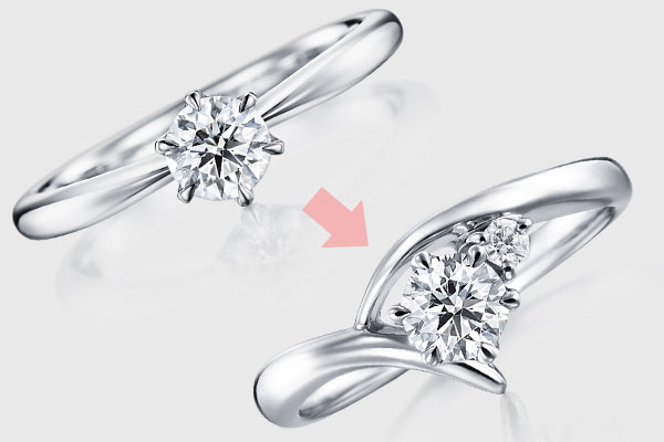 用可事後更改款式的戒指求婚