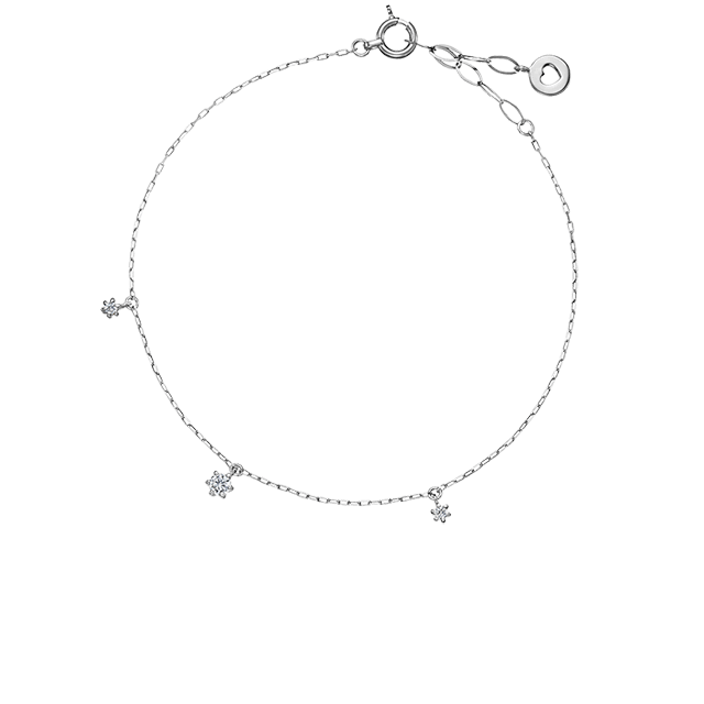 鑽石手鍊 Picore Swing 白K金