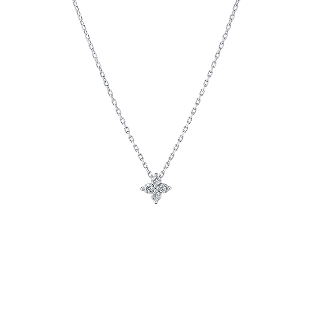 鑽石項鍊 himalia 白K金