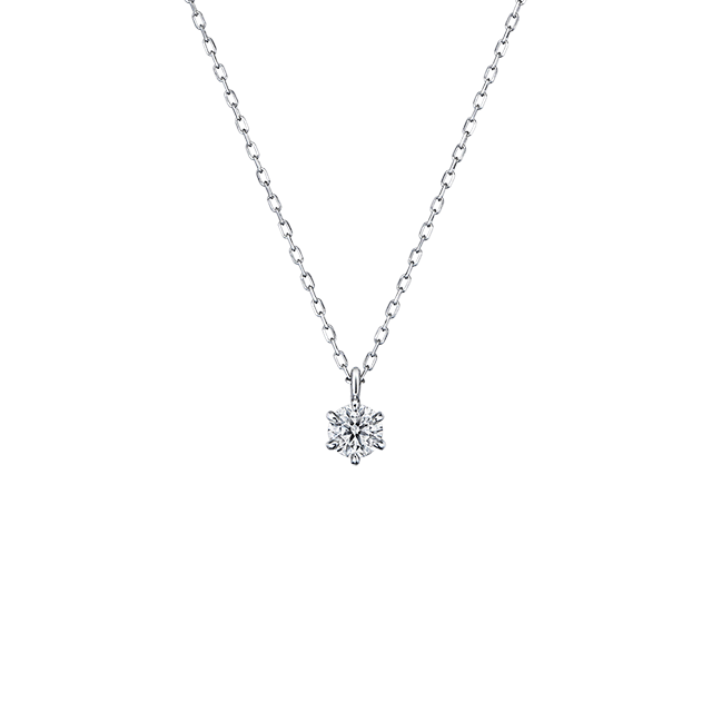 鑽石項鍊 Polaris 白K金