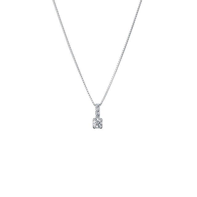 鑽石項鍊 stella 白K金