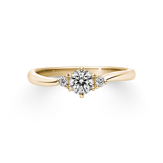 求婚鑽戒 VIOLLA 黃K金