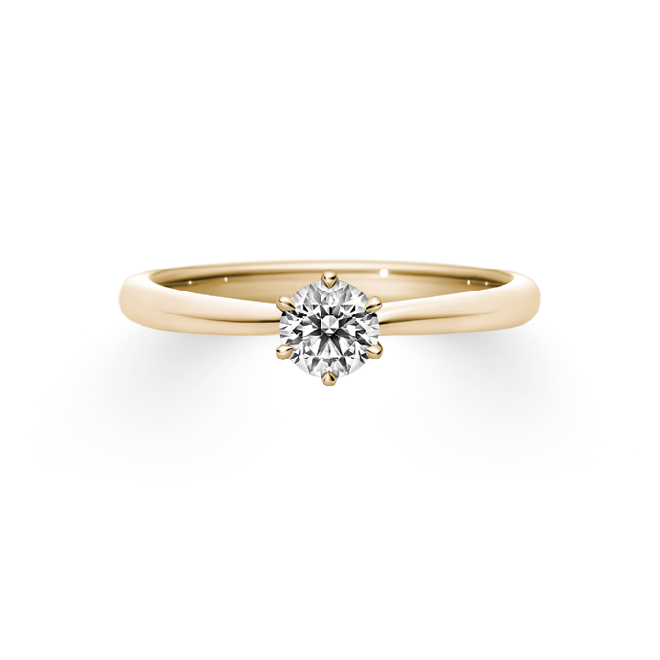 求婚鑽戒 CYGNA 黃K金