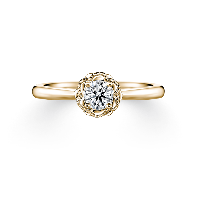 求婚鑽戒 YUTSUZU 黃K金