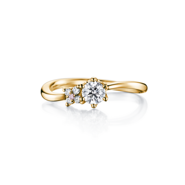 求婚鑽戒 ALBIREO 黃K金