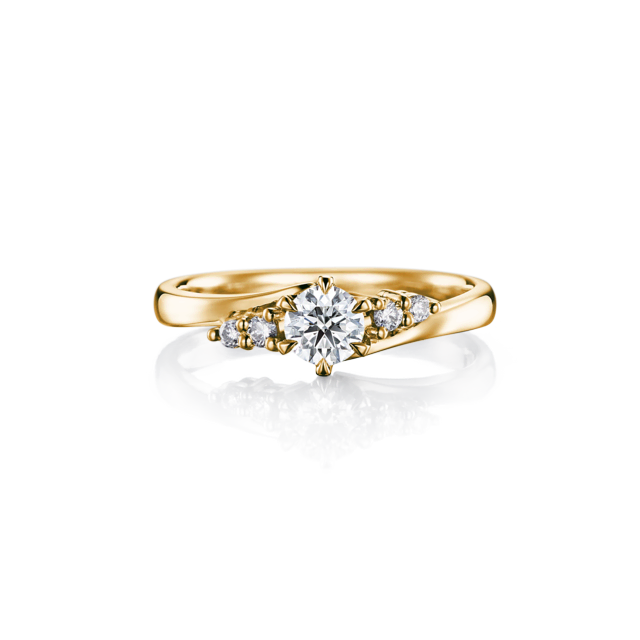 求婚鑽戒 ALNITA 黃K金