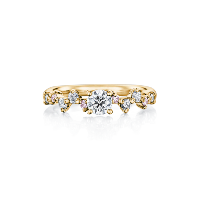 求婚鑽戒 ARIES 黃K金