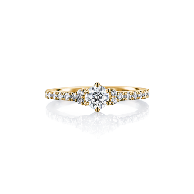 求婚鑽戒 ASCELLA ETE 黃K金