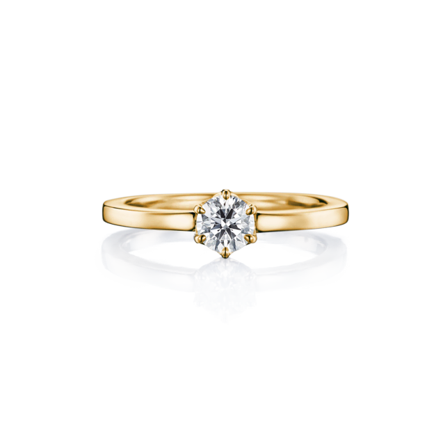求婚鑽戒 ASCELLA SOL 黃K金