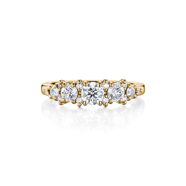 求婚鑽戒 CASSIOPEIA 黃K金