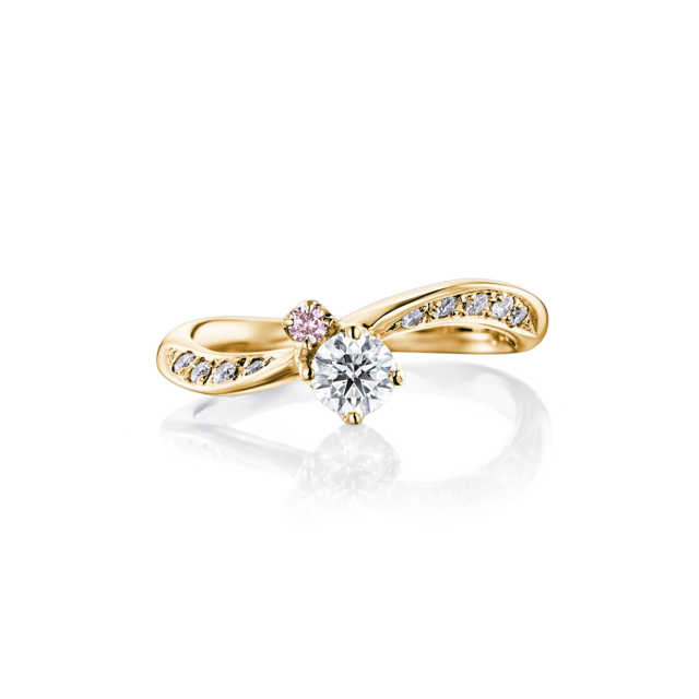 求婚鑽戒 GEMINI 黃K金