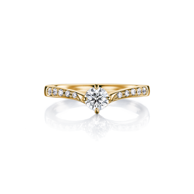 求婚鑽戒 LILIUM 黃K金