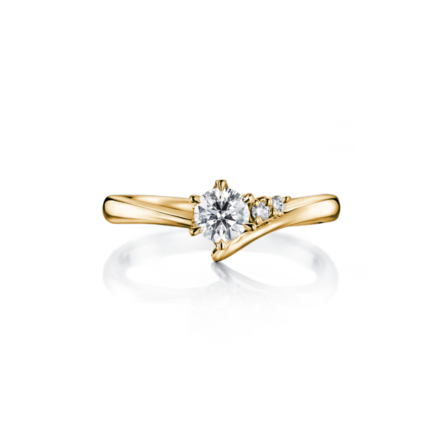 求婚鑽戒 MIRA 黃K金