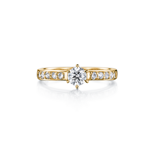 求婚鑽戒 SCHADAR 黃K金