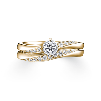 結婚套戒 ALCESTE 黃K金